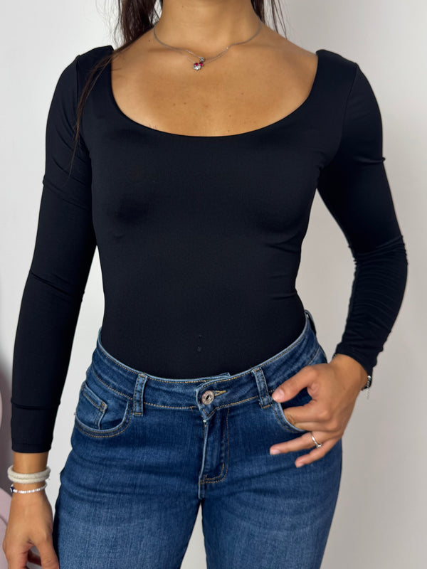 Body Scoopneck Black