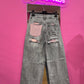 Jeans Diamond Pocket Pink
