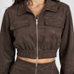 Giacca Suede Dakota Brown