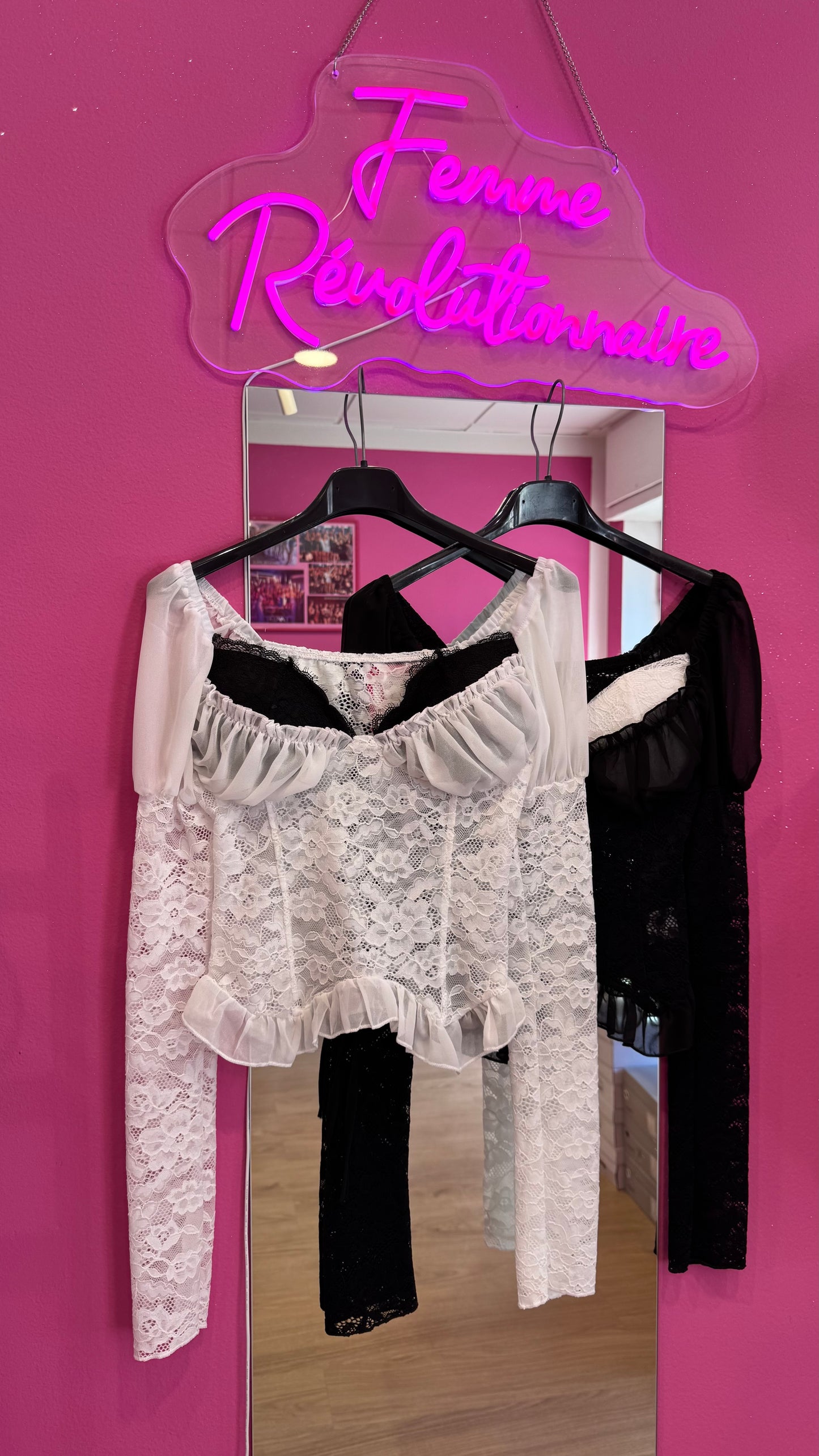 Top Chérie Lace Black