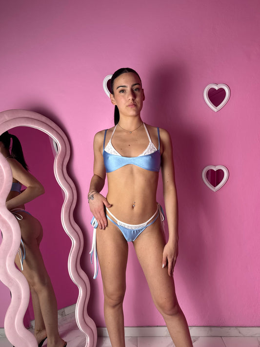 Bikini Kos Lace Light Blue