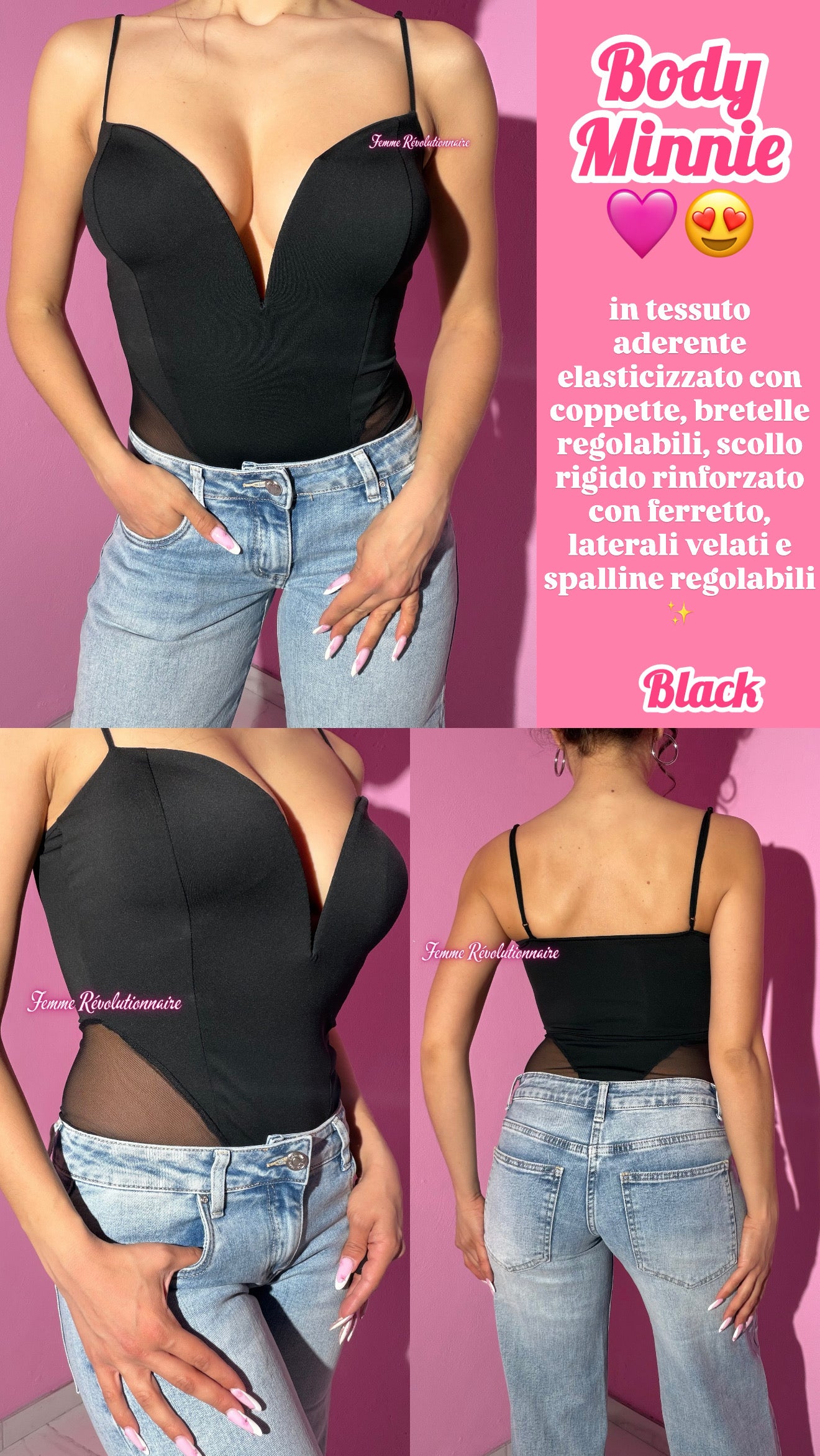 Body Minnie Black