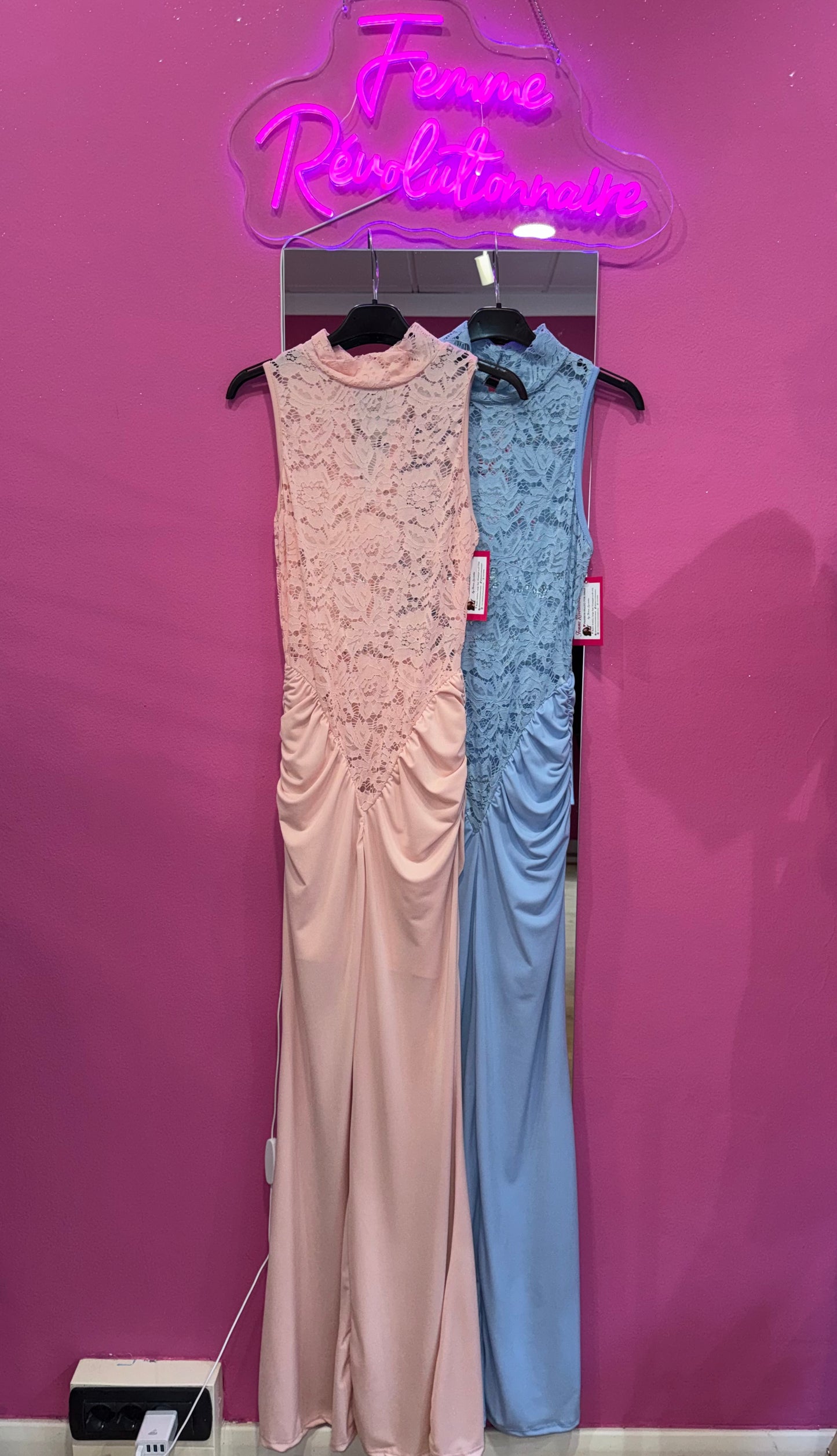 Abito Dark Rose lace