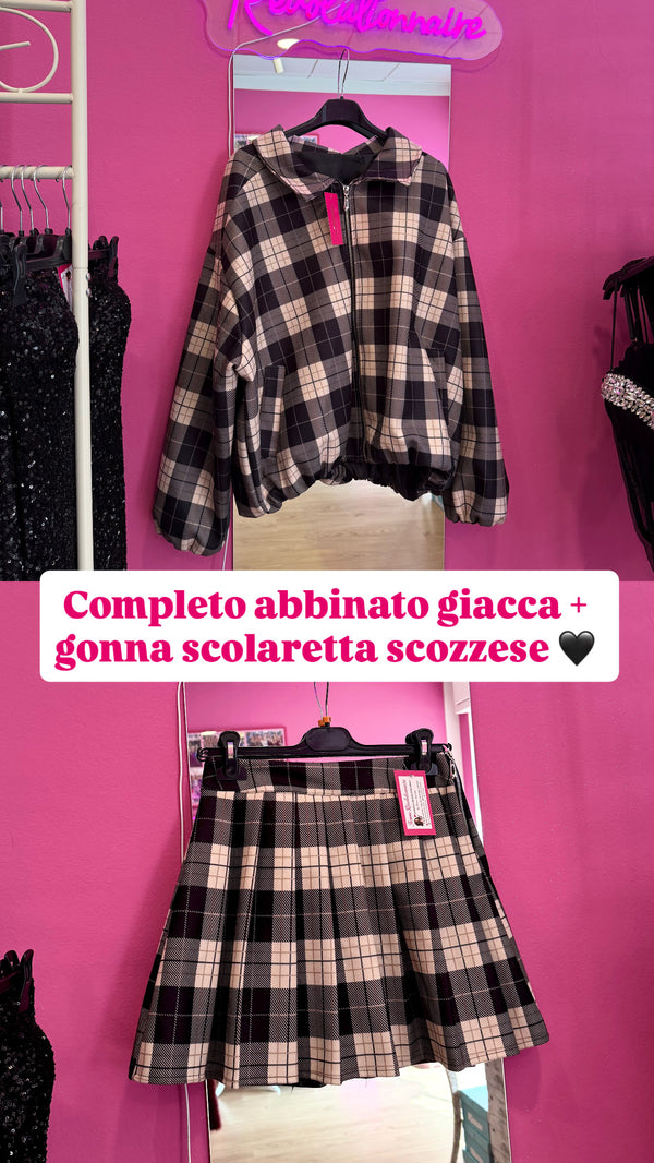 Gonna Scozzese Zip