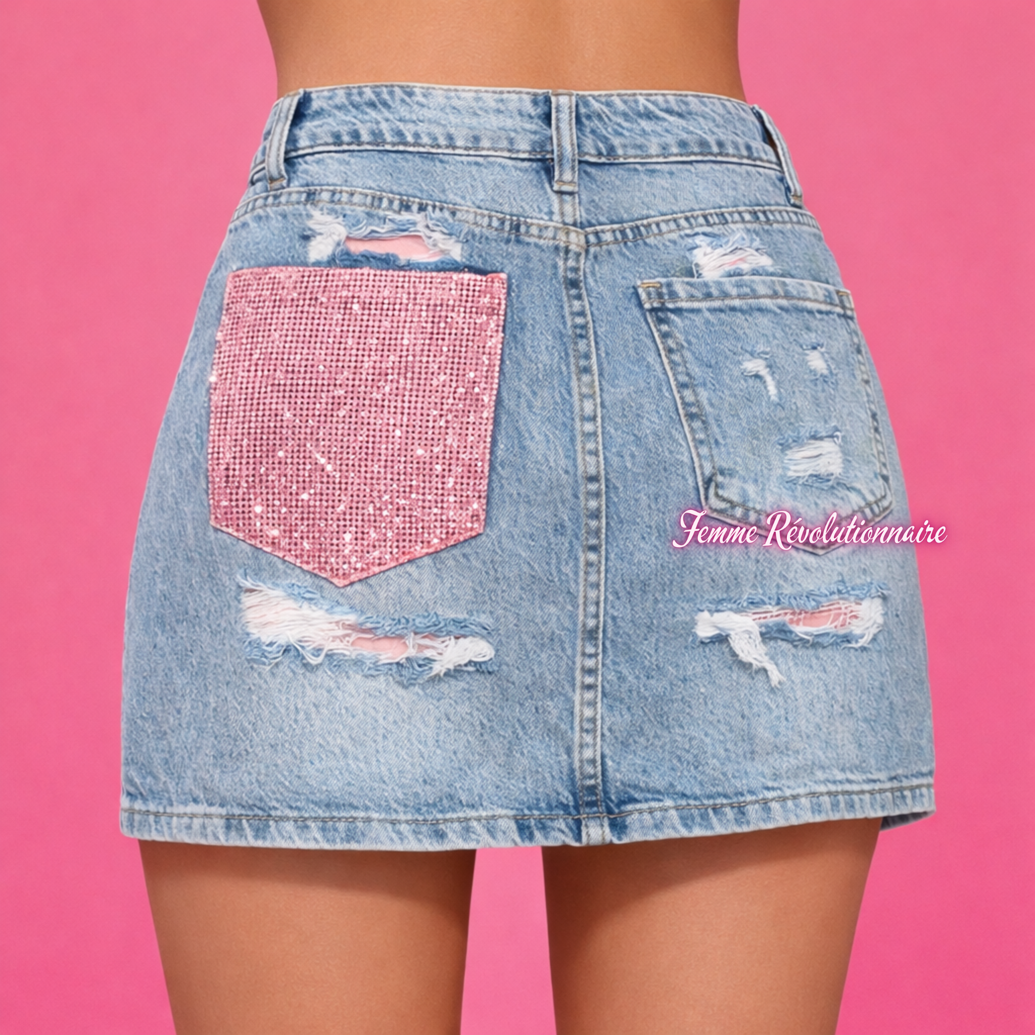 Gonna Diamond Pocket Pink
