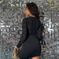 Abito Lace Lady Black