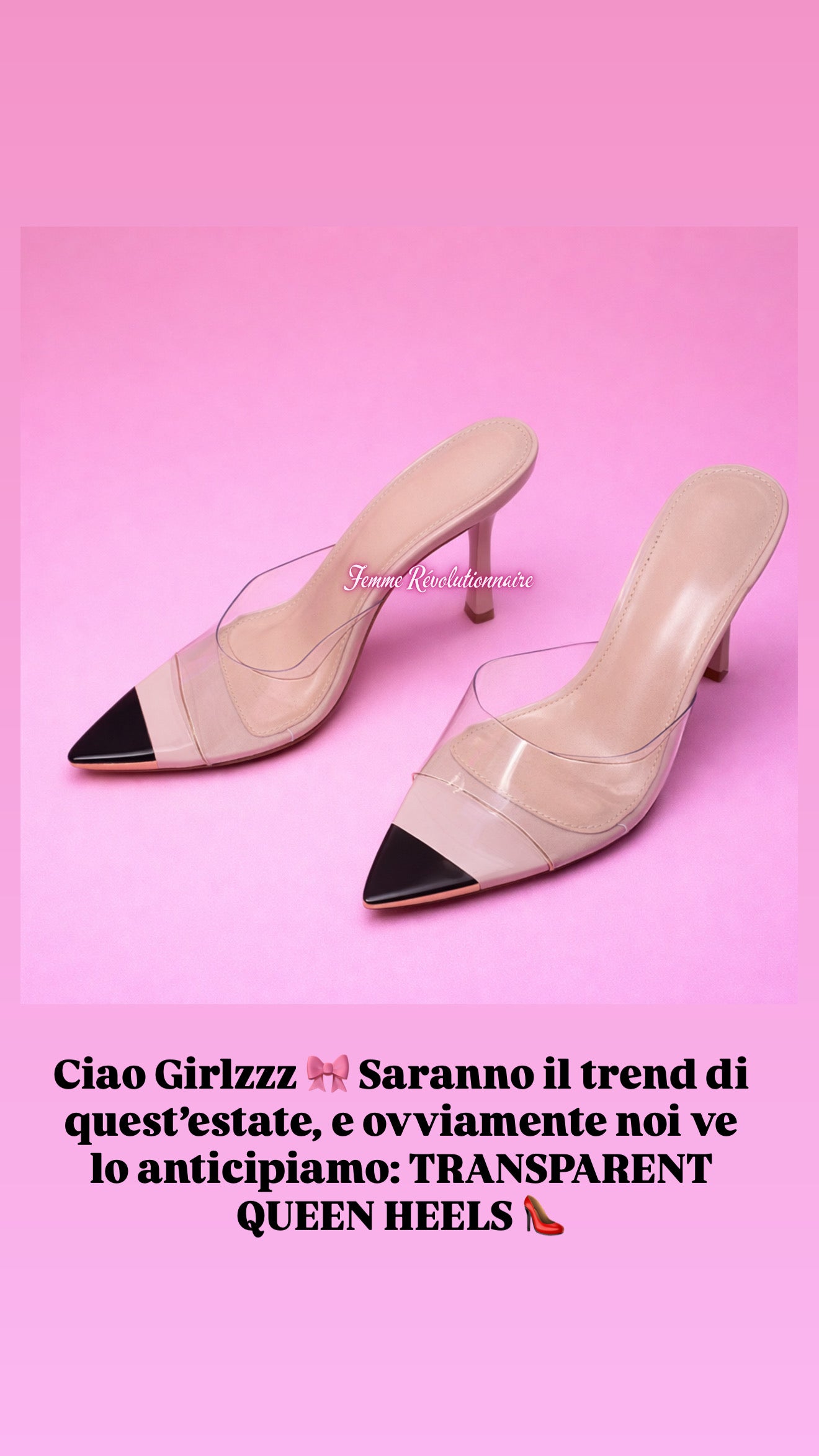 Heels Trasparent Queen