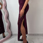 Abito Estelle Bordeaux