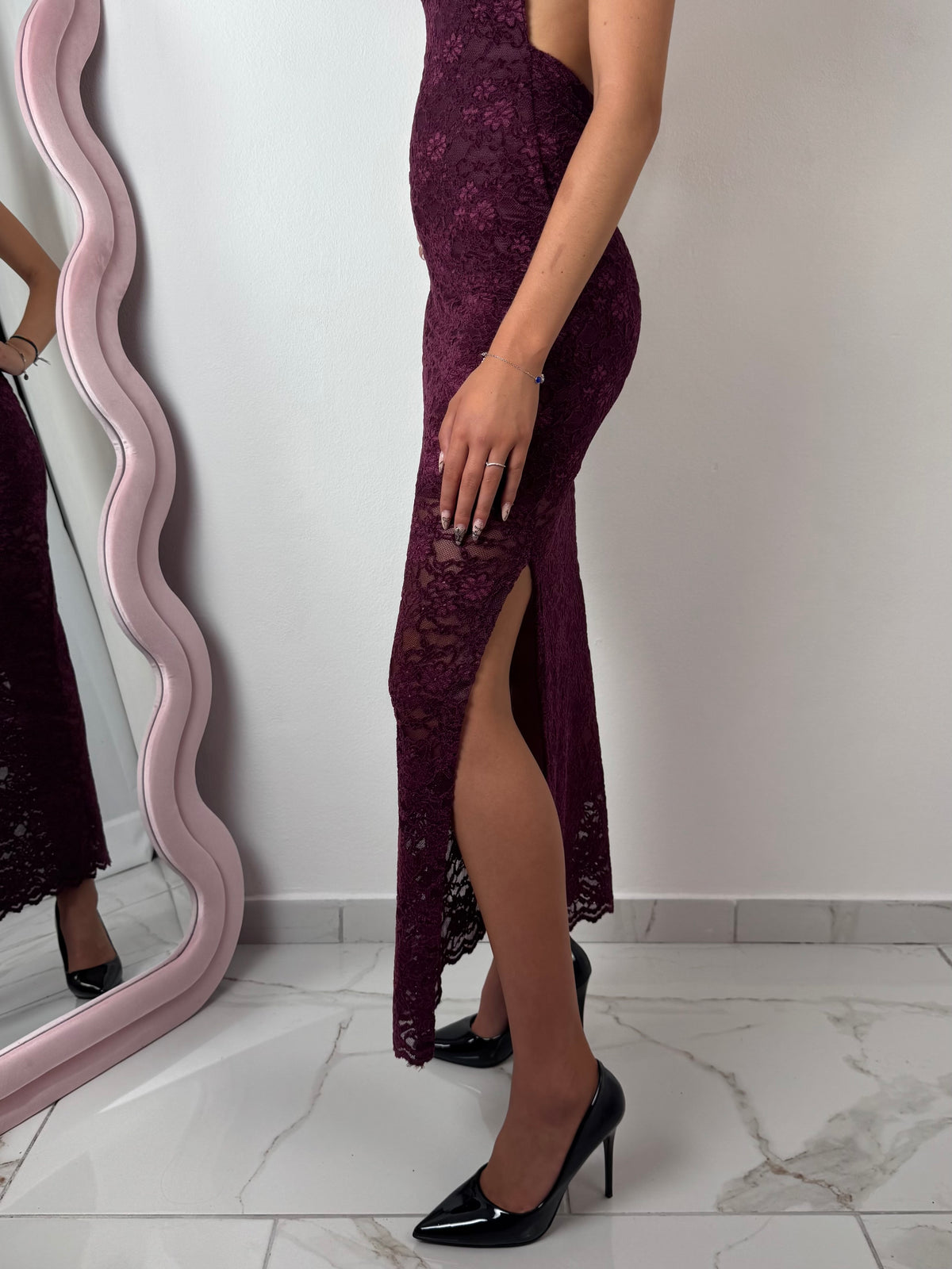Abito Estelle Bordeaux