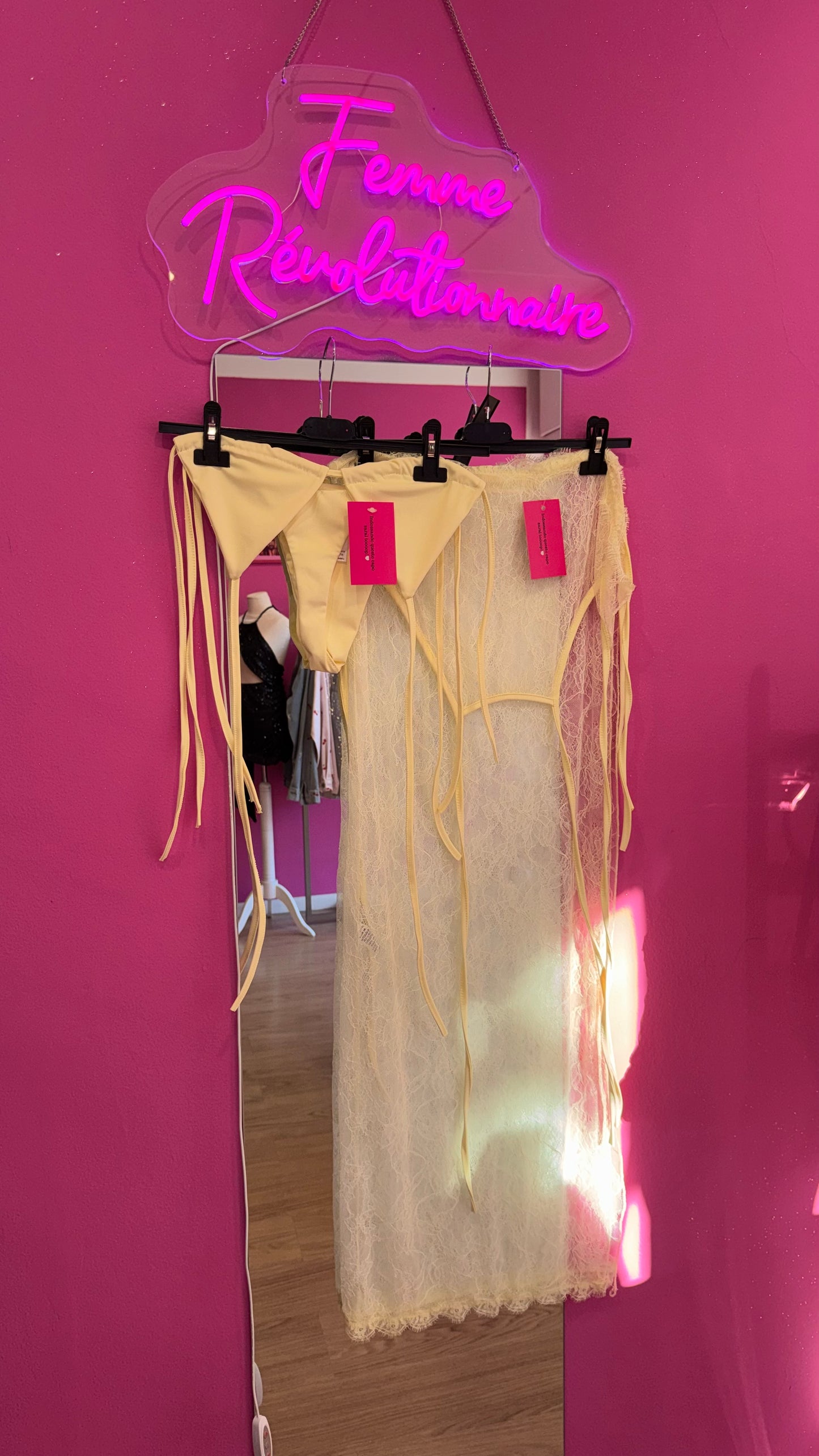 Bikini Minorca Yellow (costume + pareo)
