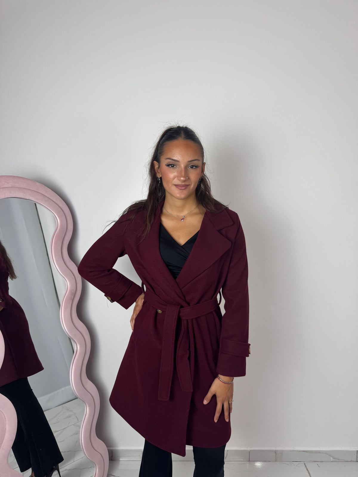 Cappotto London Bordeaux