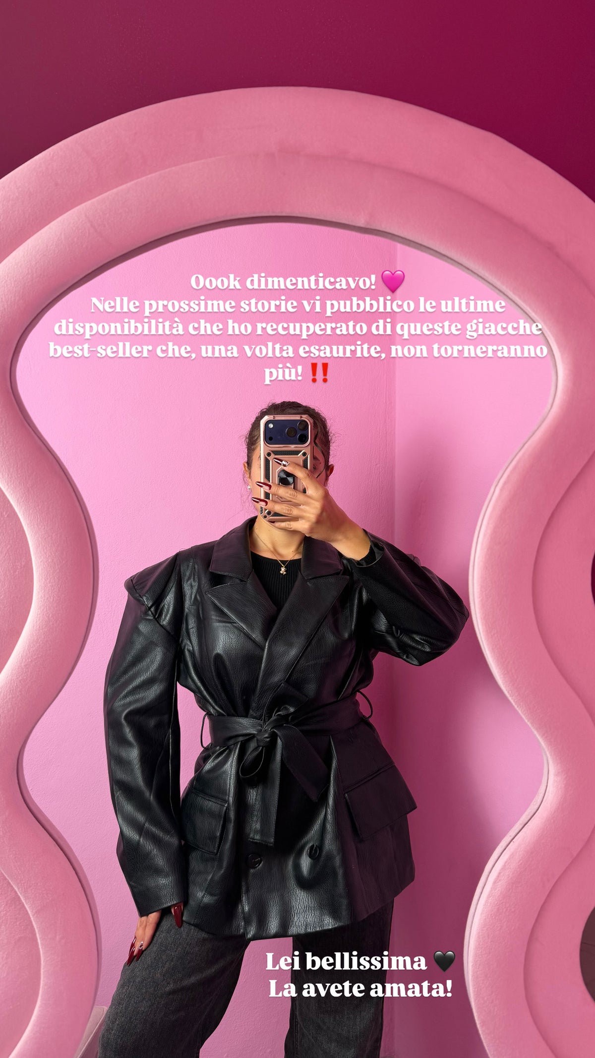 Giacca con spalle bombate