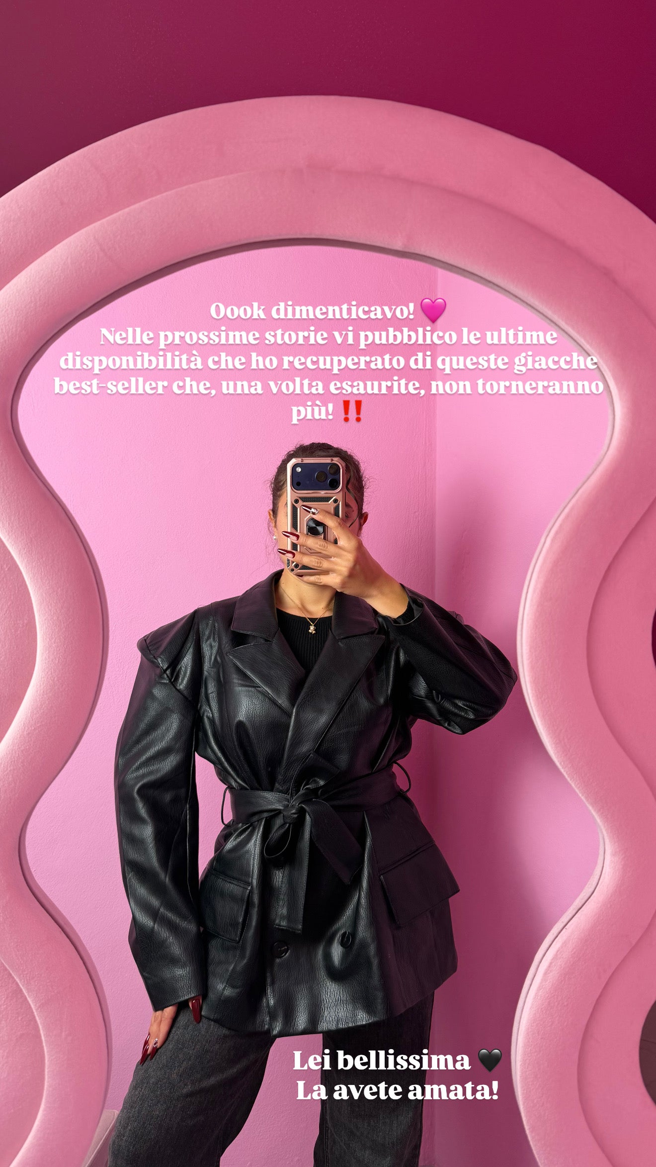 Giacca con spalle bombate