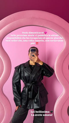Giacca con spalle bombate