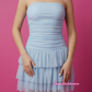 Abito Tulle Light Blue