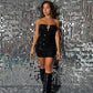 Abito Paillettes Jewel Black