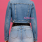 Giubbotto Denim Blue