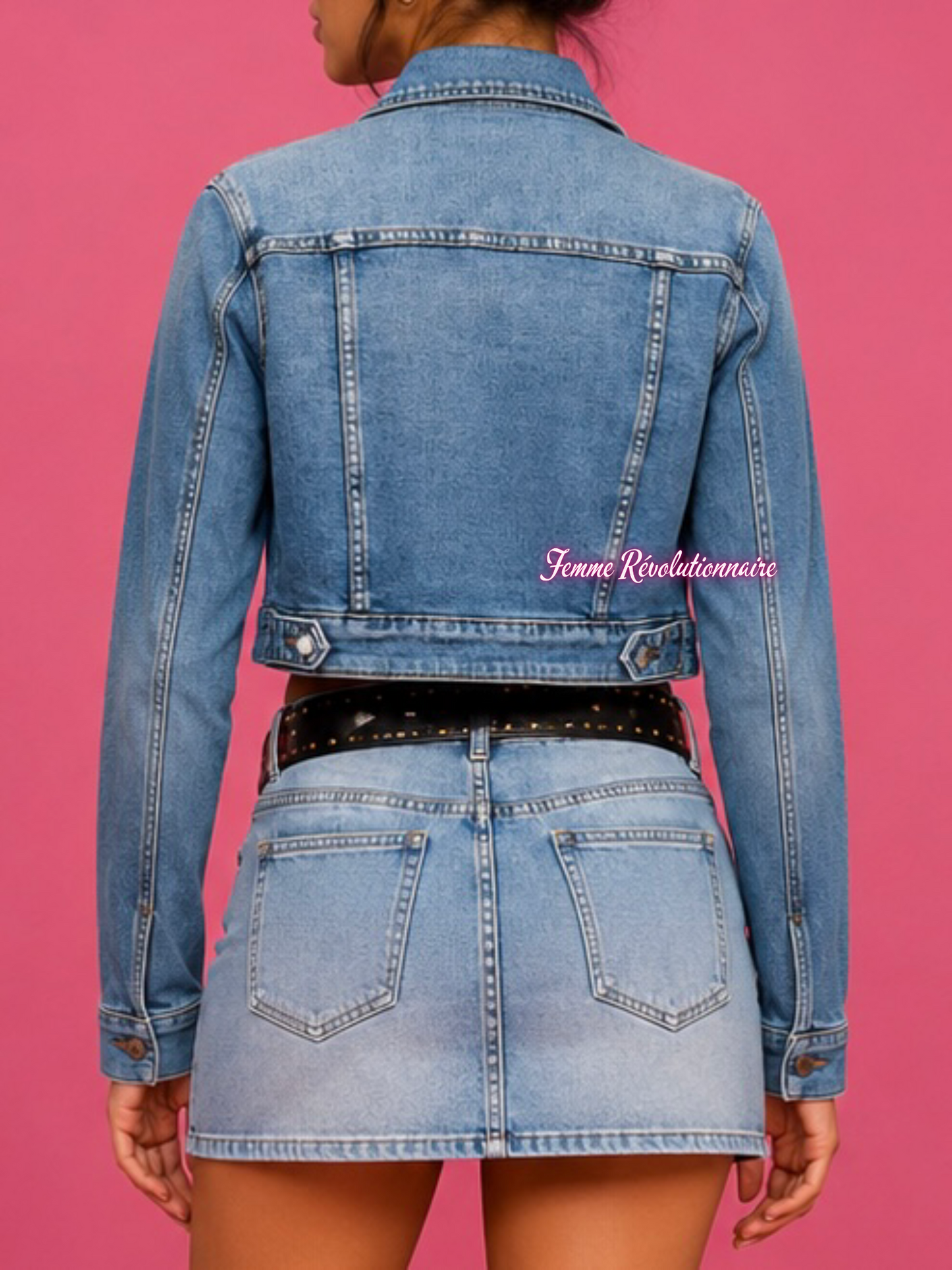 Giubbotto Denim Blue