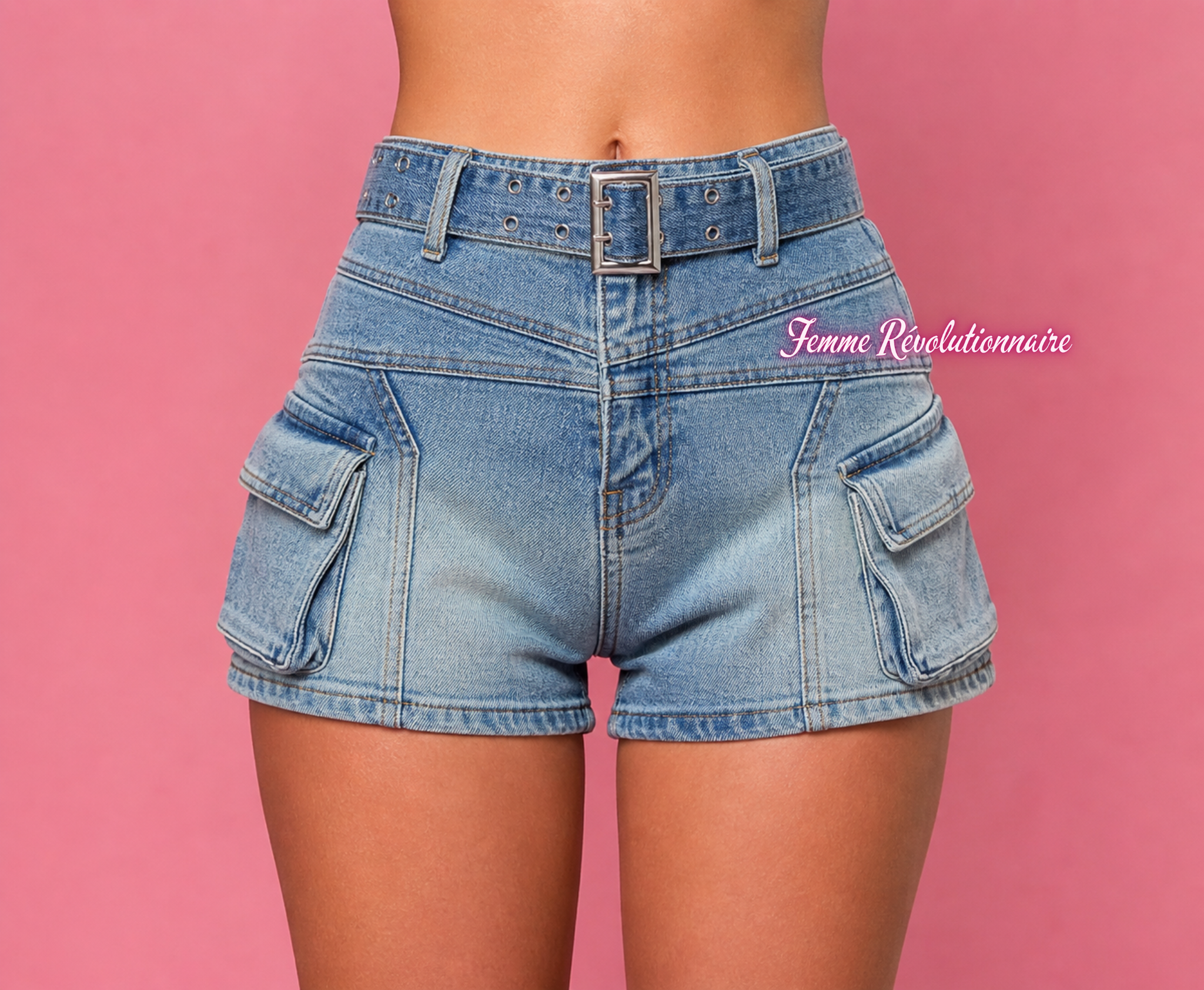 Shorts Jeans Pocket Blue