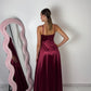 Abito Diana Bordeaux