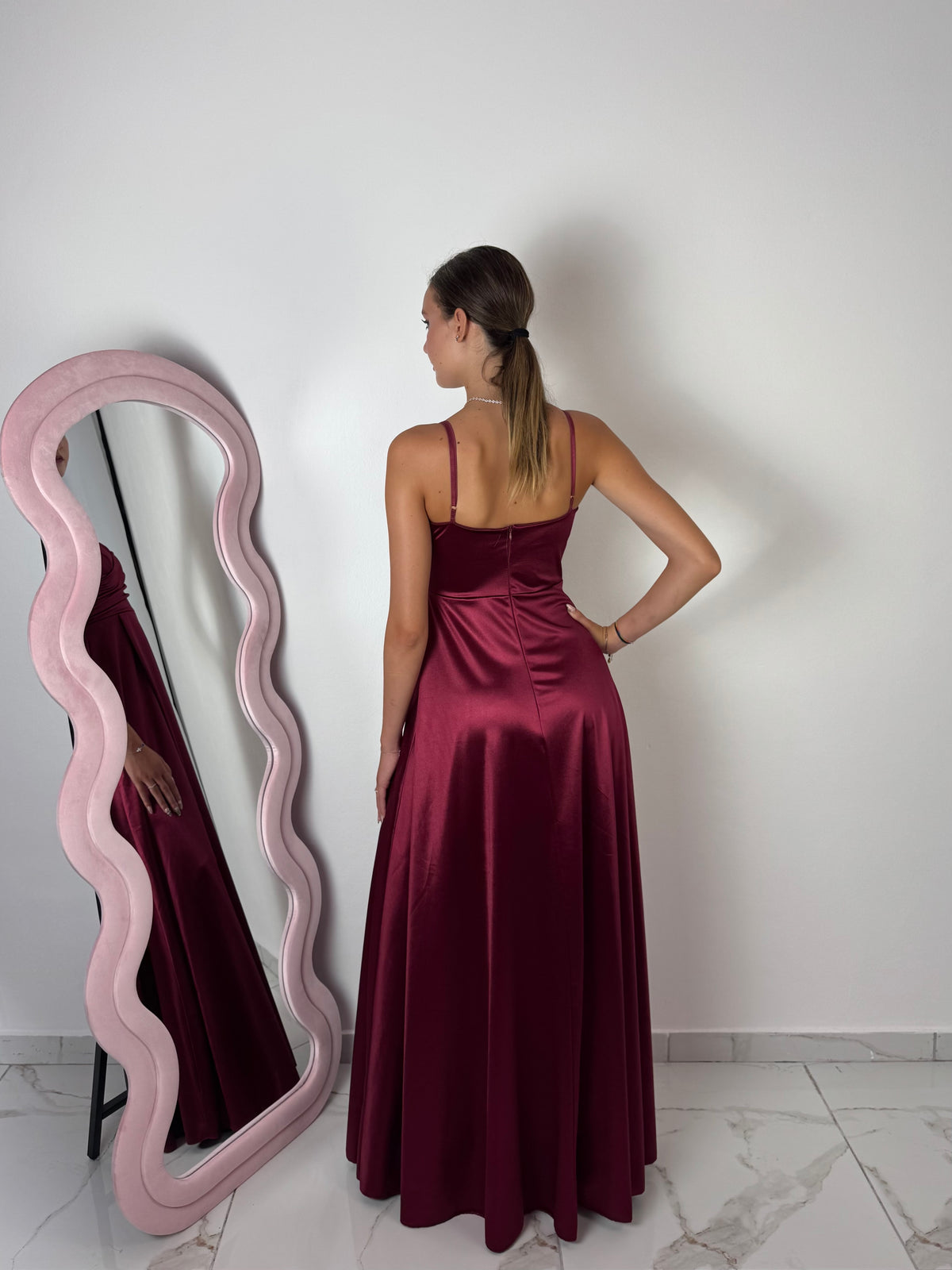 Abito Diana Bordeaux