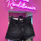 Shorts Frayed Black