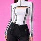 Body Motion Zip White