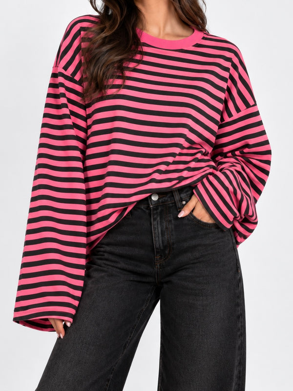 Maglia Stripes Pink & Green