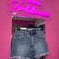 Shorts Frayed Blue
