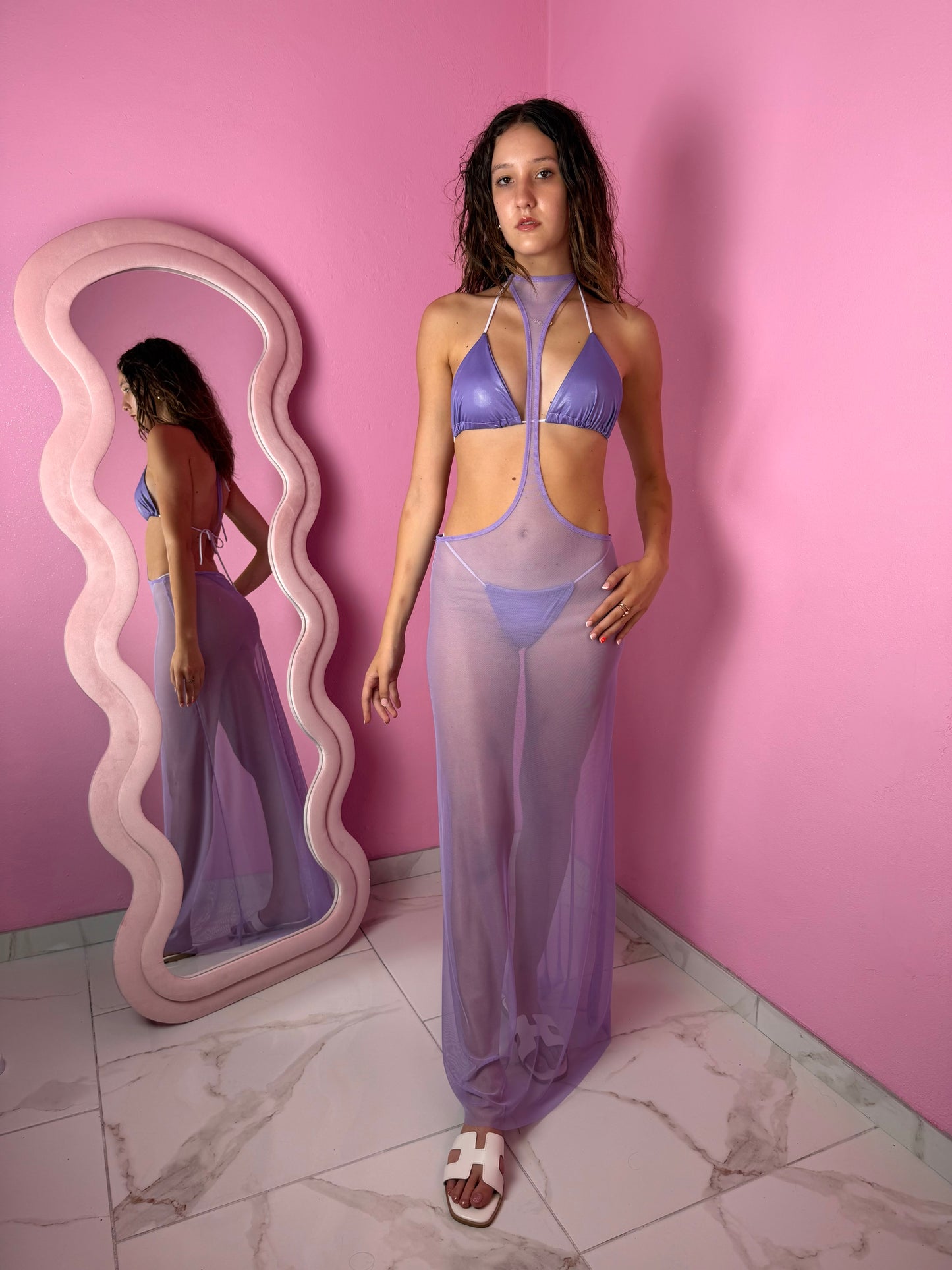 Bikini Marbella Lilac (costume+pareo)