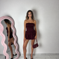 Abito Emily Bordeaux