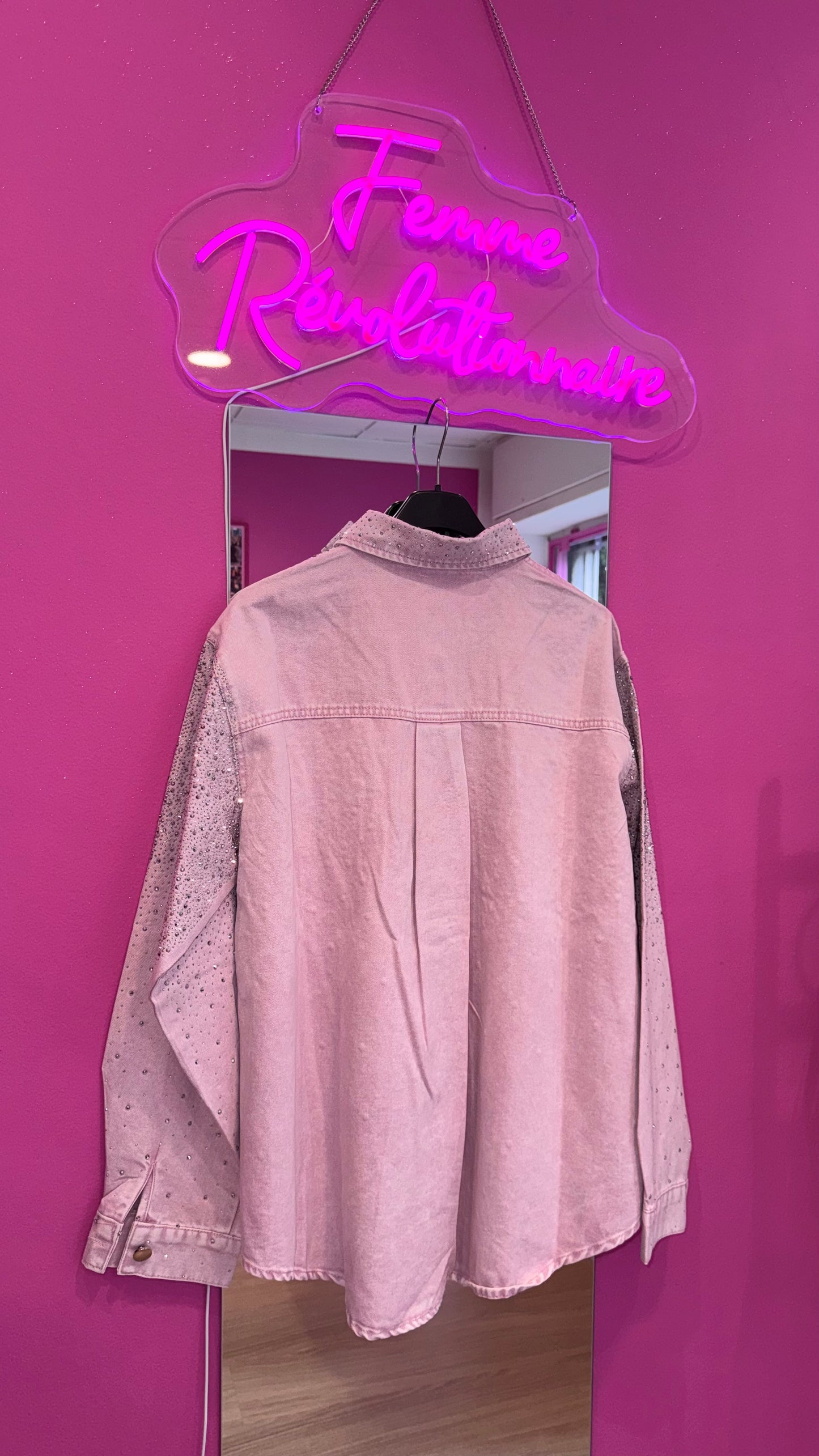 Camicia Jeans Diamond Pink