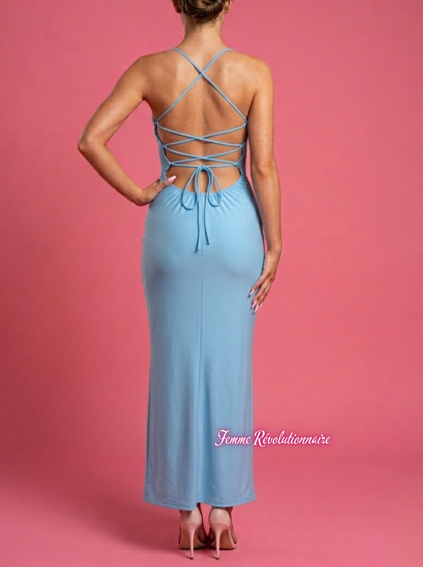 Abito Althea Light Blue