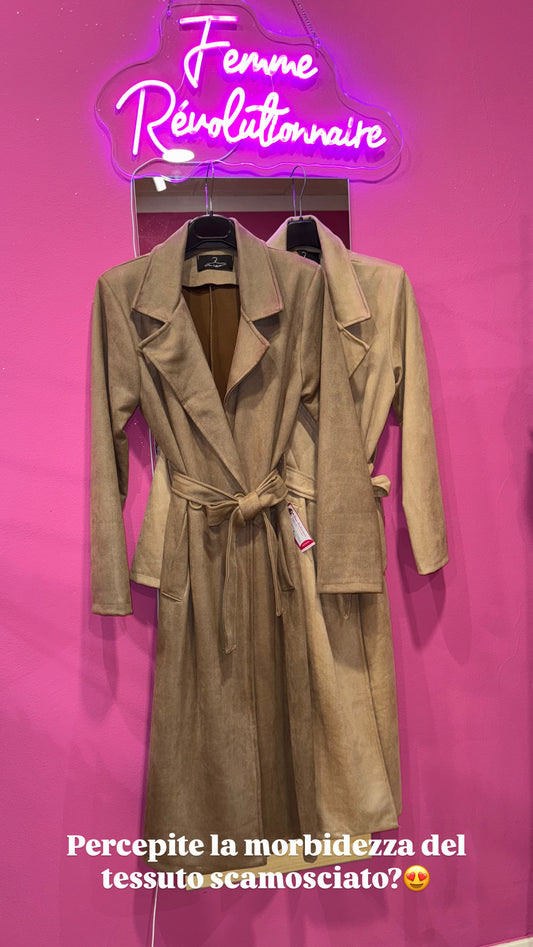 Trench Scamosciato in vari colori
