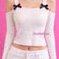 Top Mon Amour White
