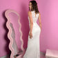 Abito Dark Rose Lace White