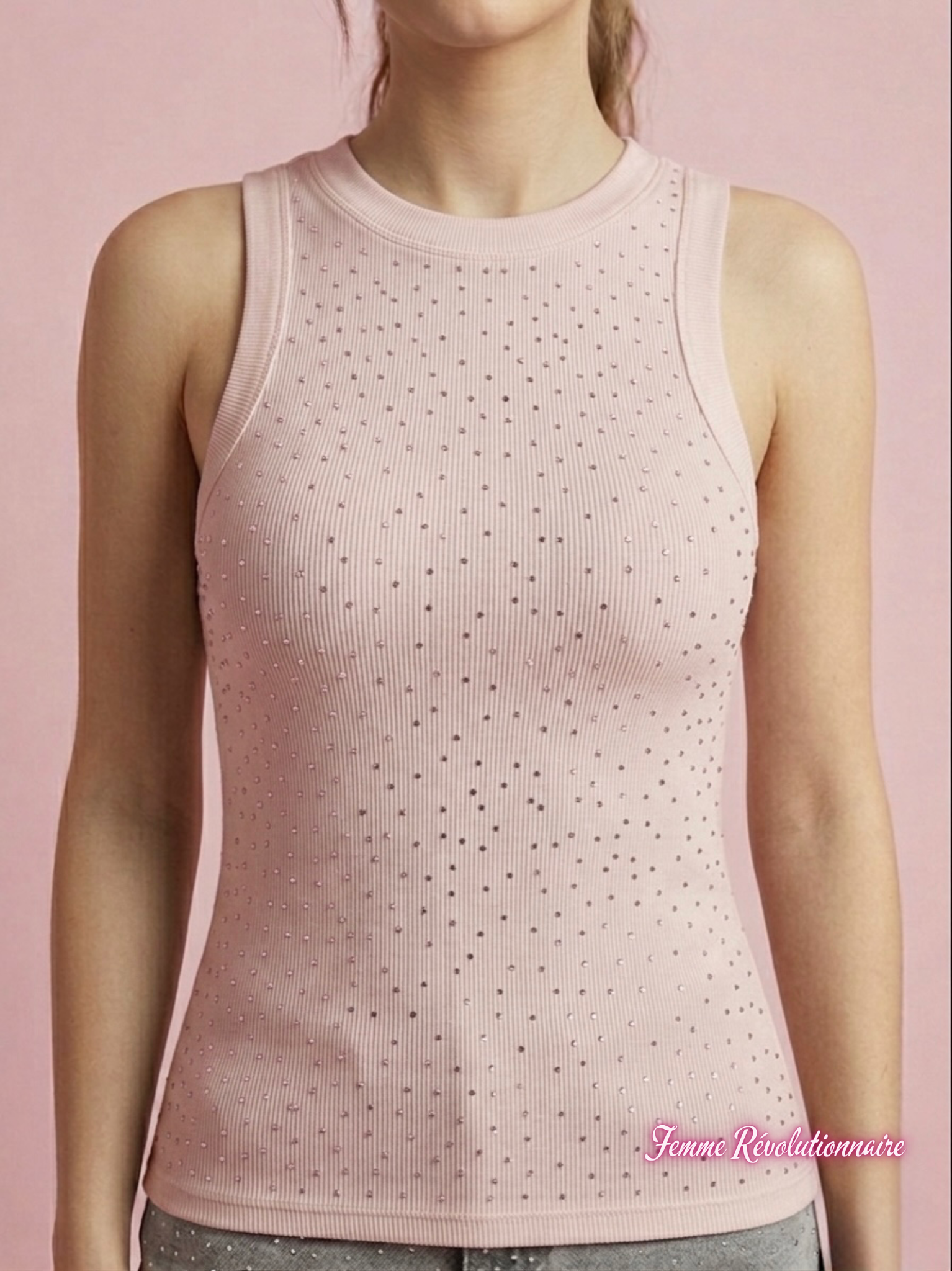 Canotta Shine Pink