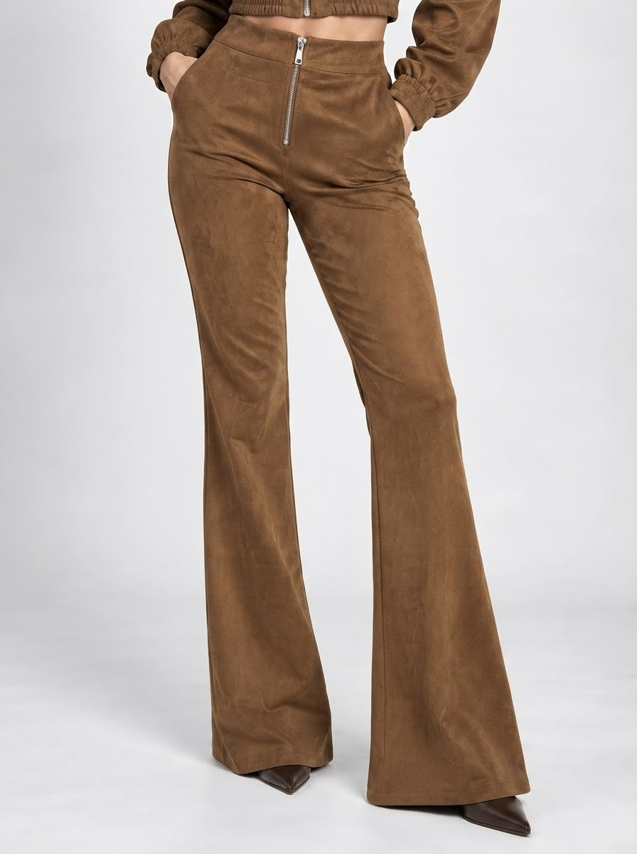 Pantalone Suede Dakota Camel