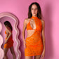 Bikini Tropea Orange (costume+pareo)