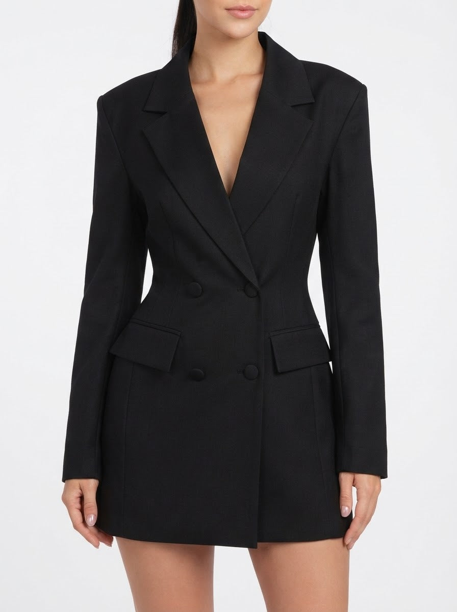 Blazer Icon Dress Black
