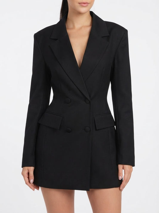 Blazer Icon Dress Black