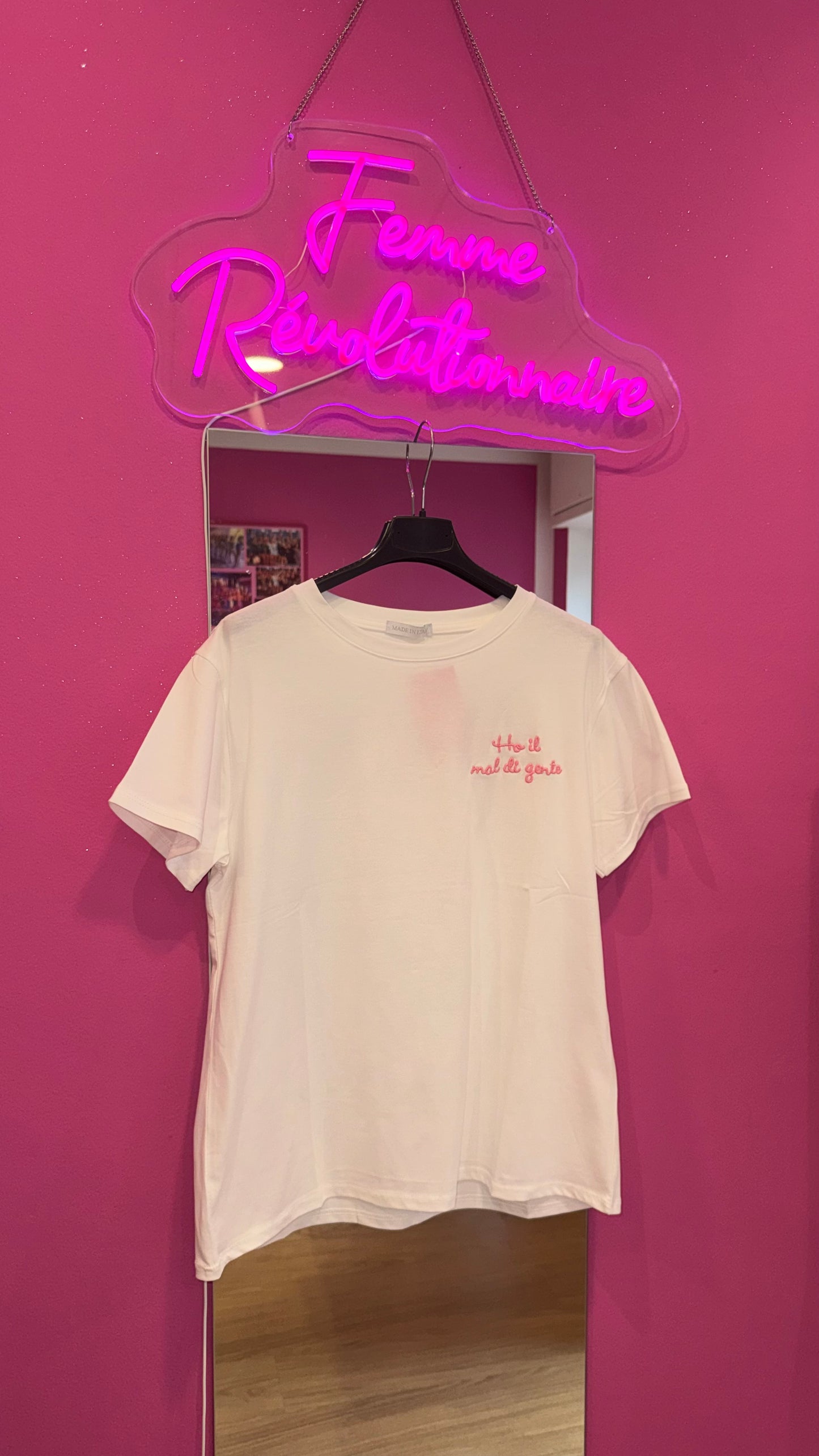 T-shirt “Ho il mal di gente”