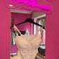 Top Veil Pois White