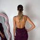 Abito Estelle Bordeaux