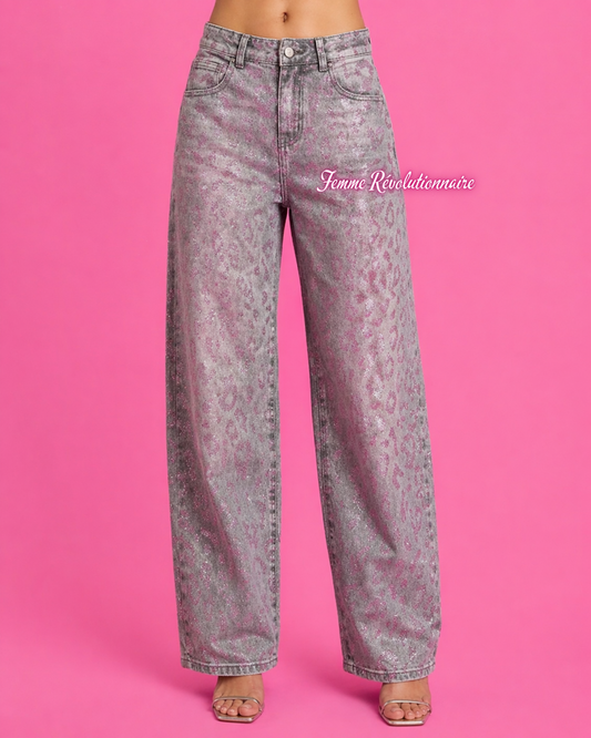 Jeans Pink Wild Grey