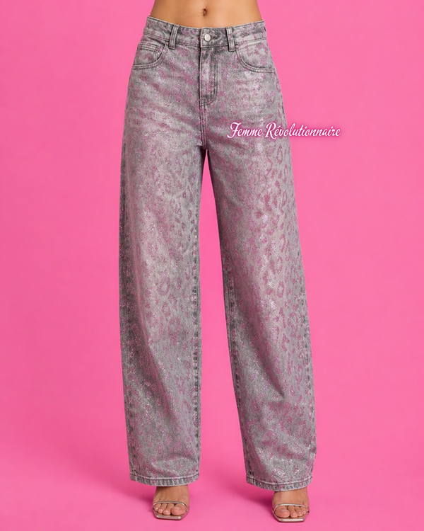 Jeans Pink Wild Grey