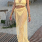 Bikini Minorca Yellow (costume + pareo)