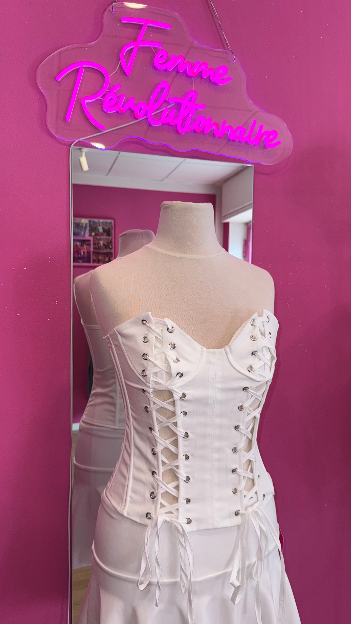 Corsetto Victoria String White