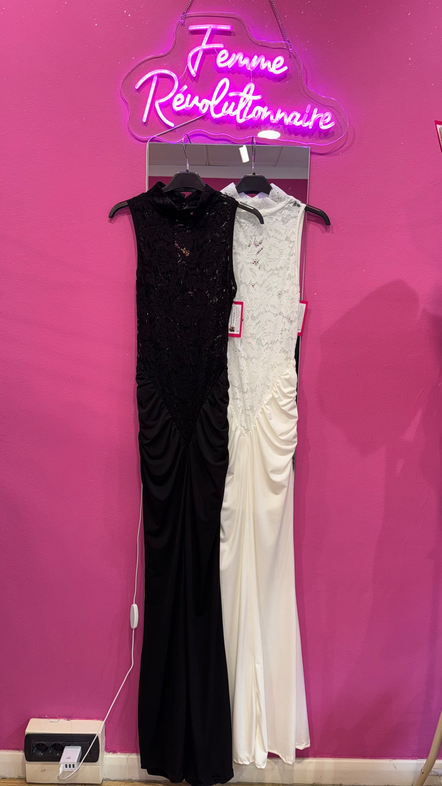 Abito Dark Rose lace
