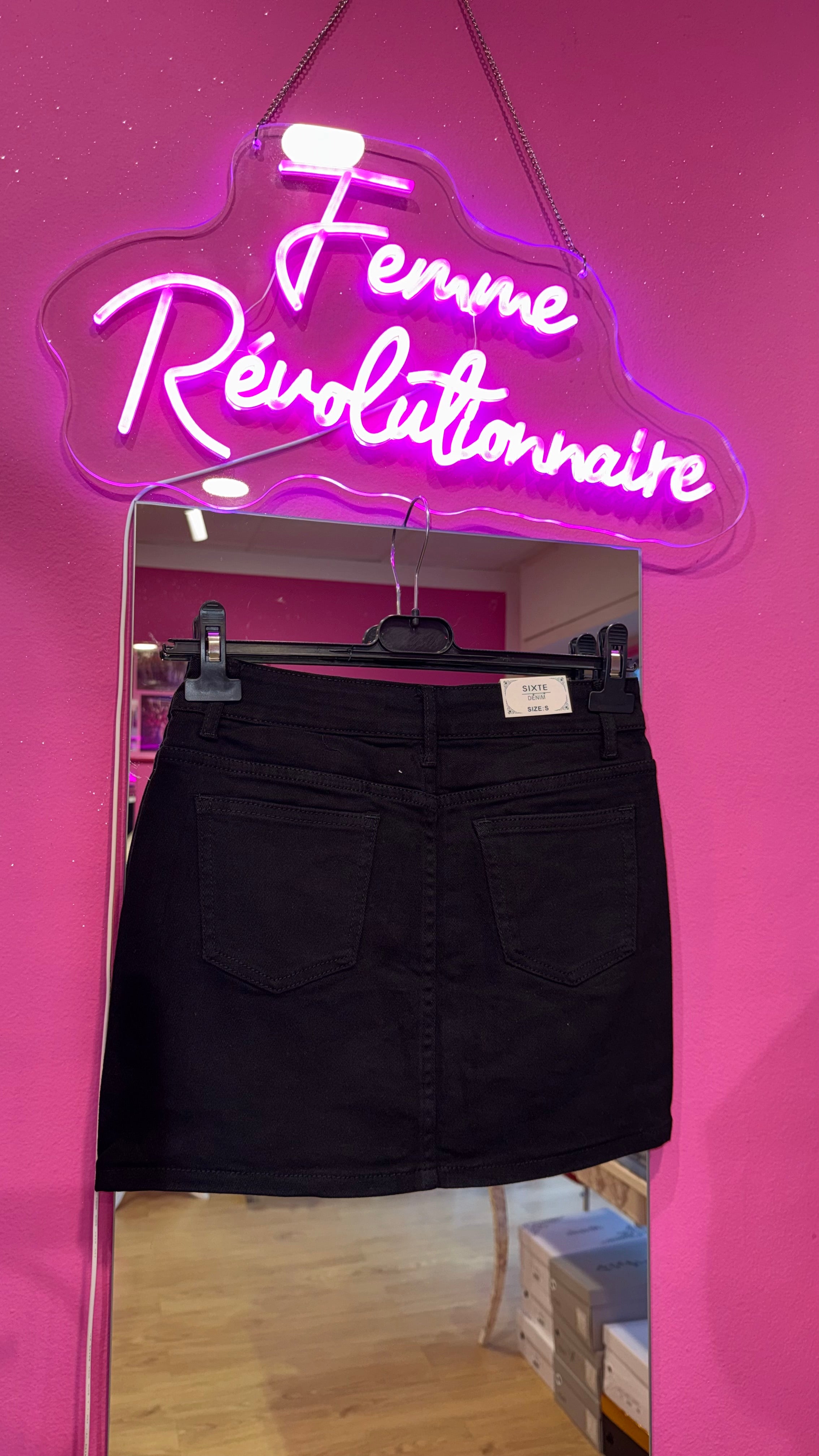 Gonna Denim Black